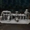 3D Printing Model Scene Production With Accessory Tools Terrain Pipeline Steam Ornaments DIY