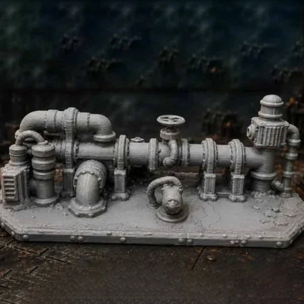 3D Printing Model Scene Production With Accessory Tools Terrain Pipeline Steam Ornaments DIY