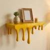 3D-Printed Wall Shelf, Dripping/melting Appearance, Simple, Perfect for Small Decorations and Collectibles