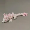 Simulated Eye 3D Printed Dragon Laser Sakura Dragon 3D Printed Diceratops Dragon Rotatable Poseable Joints