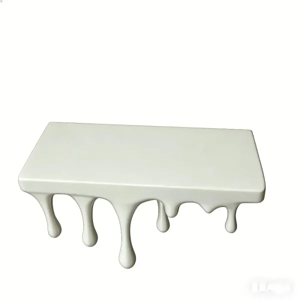 3D-Printed Wall Shelf, Dripping/melting Appearance, Simple, Perfect for Small Decorations and Collectibles