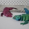 3D Printed Lizard Statue, Flexible 3D Printed Animal, Colorful Figurines Statue, Gifts