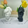 3D Print Elegant Multi-faceted Facial Decoration, Simple Abstract Design, Home Decoration Head Decoration