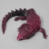 3D Printed Lizard Statue, Flexible 3D Printed Animal, Colorful Figurines Statue, Gifts