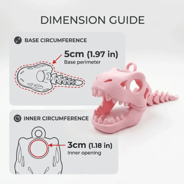 3D-Printed Dinosaur Bone Themed Fine 3D Printing Craftsmanship Distinctive Visual Styling Tabletop Decor New Arrival Practical