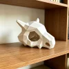 Sbfb0e24600c34016a7786aa180d25840C.webp 3D Printed Geometric Skull Figurine Stylish Low Poly Head Ornament Minimalist Desktop Bookshelf Statue Home Tabletop Decoration