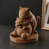 Funny Playful Cat Figurine, 3D Printed Cute Animal Statue, Unique Desktop Decor for Home & Office, Creative Exclusive Gift for C