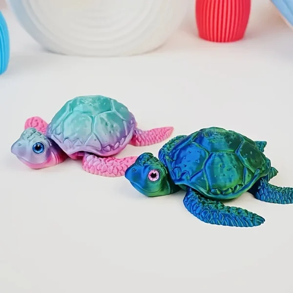 Sc9116e24ffb748208d4da90751c4d37aq.webp 3D Printed Turtle Ornament, Home Decor Ornament Collection Hobby Halloween and Christmas Decoration, Home Decor