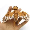 3D Printed Eagle Hawk Simulation Animal Model Figurine Movable Bird Ornament DIY Gift Home Decoration