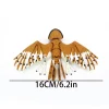 3D Printed Eagle Hawk Simulation Animal Model Figurine Movable Bird Ornament DIY Gift Home Decoration