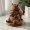 Funny Playful Cat Figurine, 3D Printed Cute Animal Statue, Unique Desktop Decor for Home & Office, Creative Exclusive Gift for C