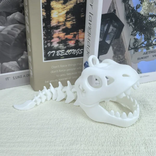 3D-Printed Dinosaur Bone Themed Fine 3D Printing Craftsmanship Distinctive Visual Styling Tabletop Decor New Arrival Practical