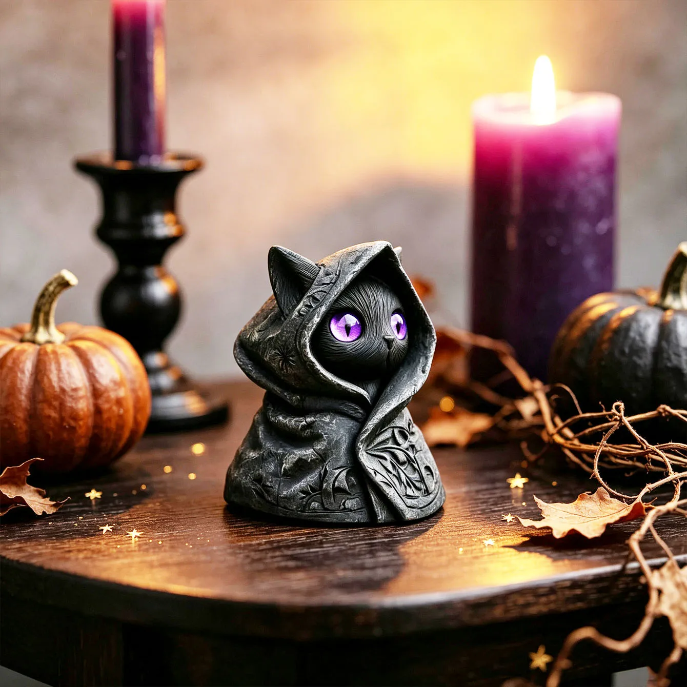 Cute Animal 3D Printed Cat Sculpture